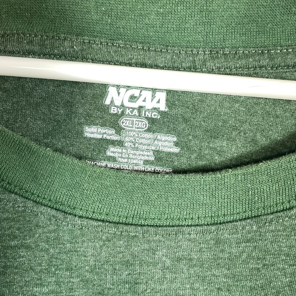 Michigan State Spartans T Shirt Mens 2XL XXL Green Short Sleeve MSU Basketball - Picture 2 of 11